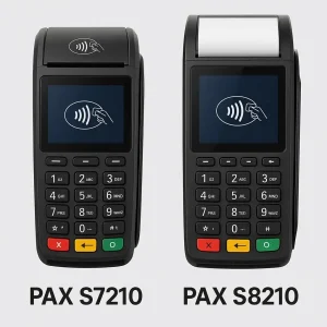 مقایسه کارتخوان PAX S7210 با PAX S8210