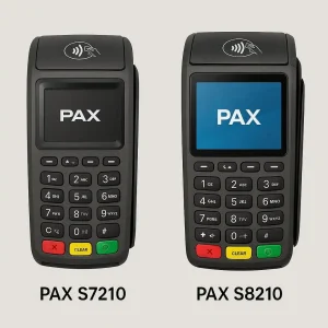 مقایسه کارتخوان PAX S7210 با PAX S8210